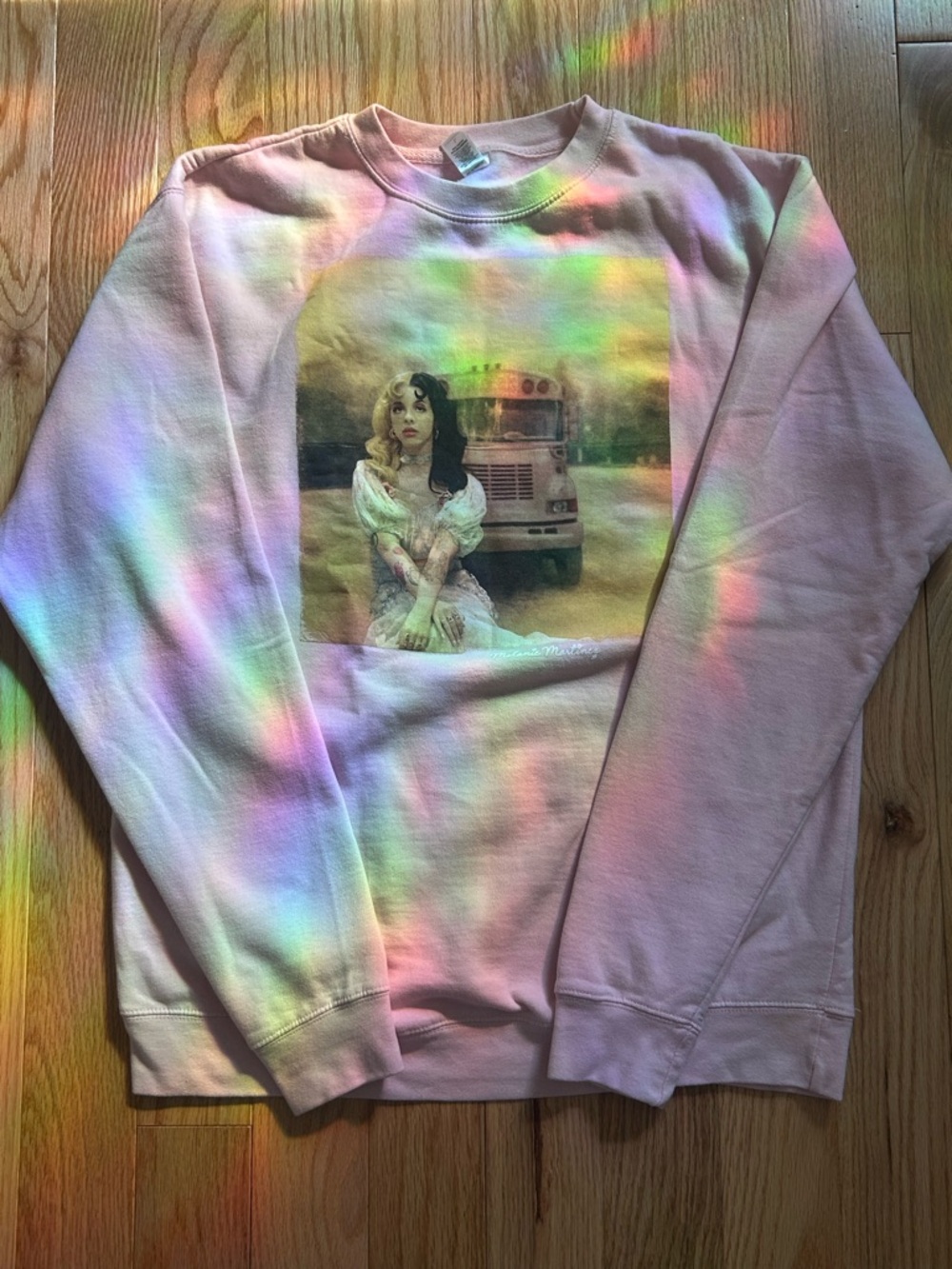 K-18 Melanie Martinez pink crewneck never worn, never washed from Hot Topic 2019